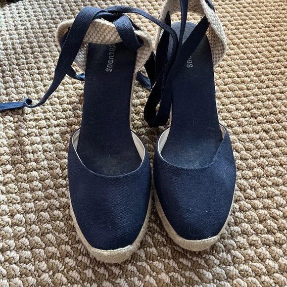 COPY - Soludos Navy Espadrilles - Size 10 - Picture 1 of 5